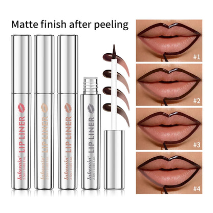 All-Day Lip Contour: Waterproof Peel-Off Tattoo Tint for Fuller, Defined Lips