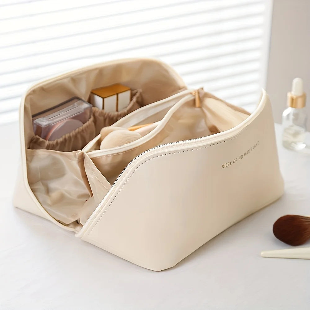 Luxury Travel Makeup Bag – Compact Organizer for All Your Beauty Essentials