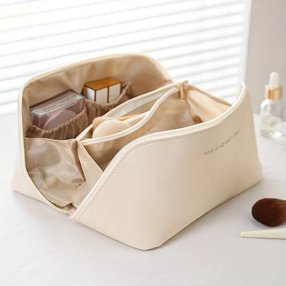 Luxury Travel Makeup Bag – Compact Organizer for All Your Beauty Essentials