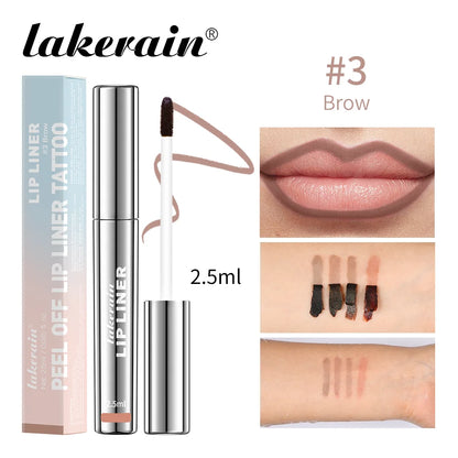 All-Day Lip Contour: Waterproof Peel-Off Tattoo Tint for Fuller, Defined Lips