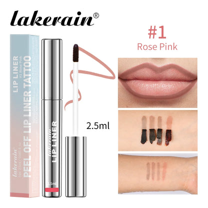 All-Day Lip Contour: Waterproof Peel-Off Tattoo Tint for Fuller, Defined Lips